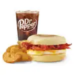 Wendy’s Bacon, Egg & Cheese English Muffin Combo Calories